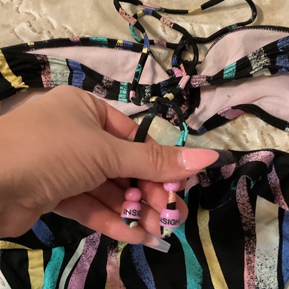 BIKINI SWIM Insight Multicolor Striped Set - Picture 7 of 7